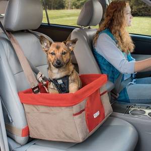 Pet Reinforce Siège rehausseur de voiture pour chien chat, sièges auto  portables, pliables et respirants pour animaux de compagnie avec ceinture  de sécurité 