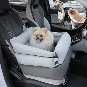 Justgreenbox - Rehausseur de siège d'auto pour chien avec ceinture de  sécurité, Noir, S - Equipement de transport pour chat - Rue du Commerce