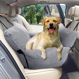 Siège auto pour chien très solide - Siège auto pour chien renforcé ou  panier pour chien de petite et moyenne taille en voiture, avec 4 bandes de  fermeture - Siège auto ou