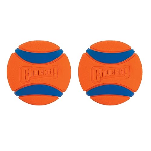 Chuckit! Ultra Balls Taille Moyenne- Lot de 2 Suitable for all breeds of dog