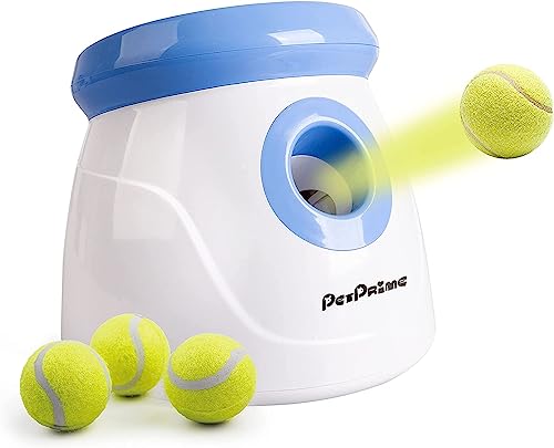 Lanceur de balles de tennis Machine de lancer de balle interactif Puzzle  Jouet Feeder Machine de lancer de balles de tennis avec 2 Tennis pour  animaux de petite et moyenne taille