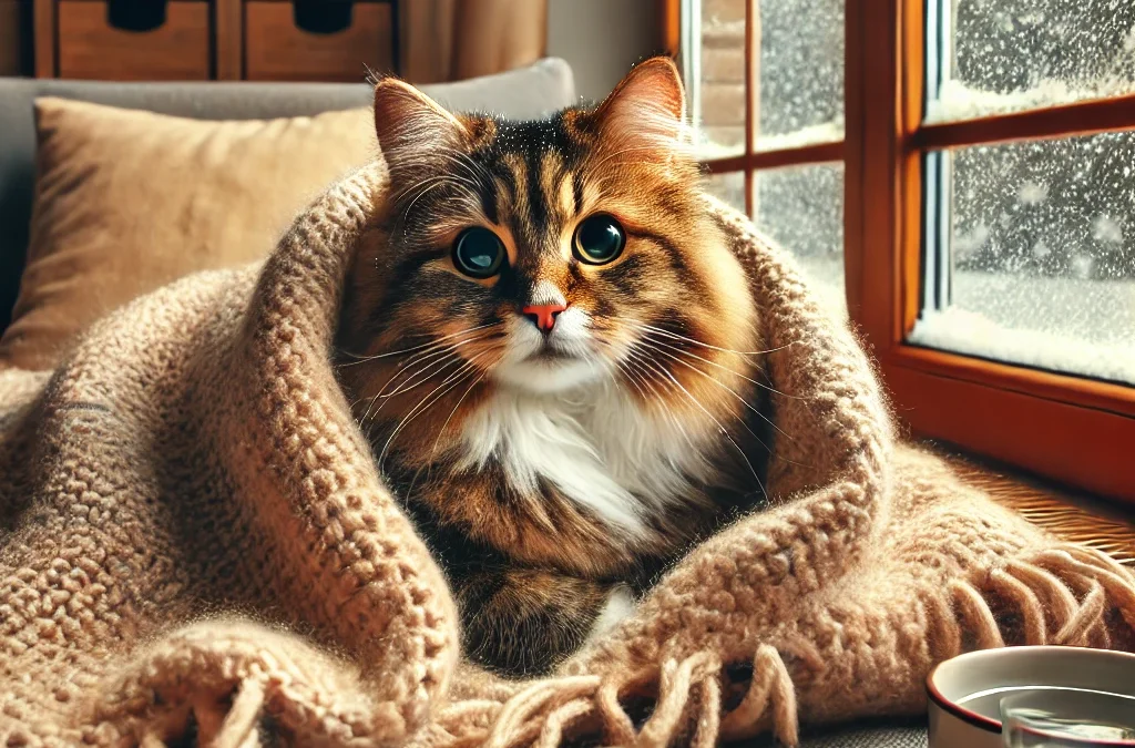 Comment Prendre Soin de son Chat en Hiver : Conseils pour un Félin Heureux et en Bonne Santé