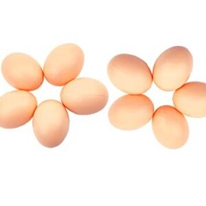 10 œufs factices en plastique