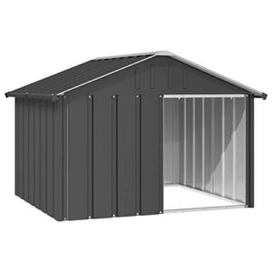 Niche pour Chien Anthracite 116,5x103x81,5 vidaXL
