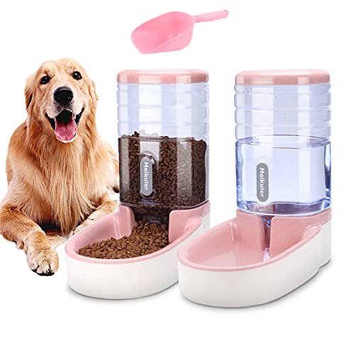 Distributeur Automatique de Nourriture d'eau 3,8 l pour Petits et Grands Chiens