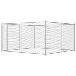 Chenil extérieur pour Chiens 4 x 4 x 2 vidaXL