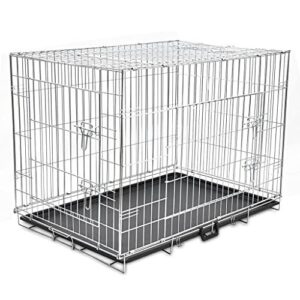 Box Métallique Pliable pour Chiens  109 x 70 x 78 cm Susany