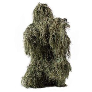 Combinaison camouflage de forêt pour la chasse 4 pièces HaoFst Ghillie