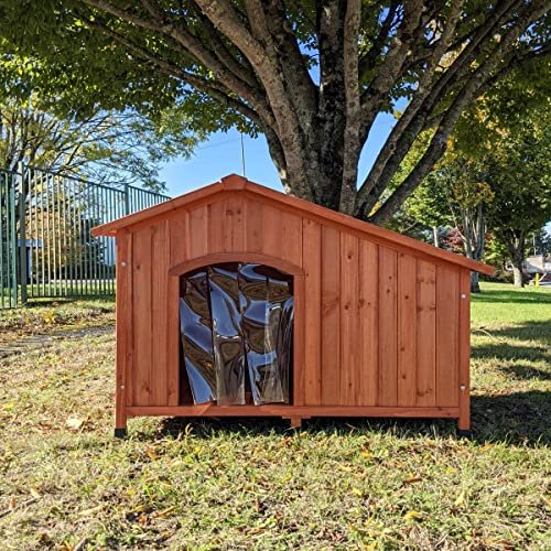 Niche à Chien avec Toit ouvrant Bois