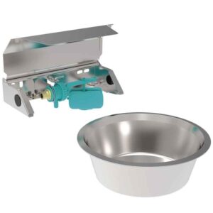 Abreuvoir automatique pour Chien en acier inoxydable Taille XL