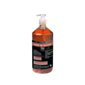 Aliment Complémentaire Chiens Chats Huile de Saumon - Riche en Omegas NUTRIVET