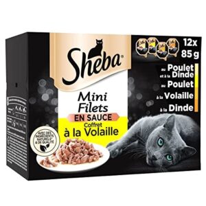 Barquettes pour chat adulte Sheba Mini Filets