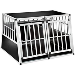 Cage Caisse en Forme de Trapèze Aluminium 104x90x71 TecTake