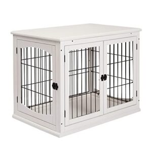 Cage pour Chien en Bois Pawhut