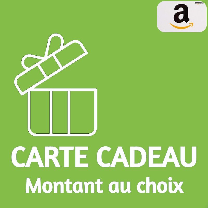 Carte cadeau montant au choix échangeable contre des articles