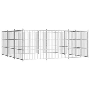 Chenil d'exterieur pour Chiens 450 x 450 x 185 cm