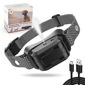 Collier Anti Aboiement  3 Modes de Pulvérisation  Grand Petit Chien