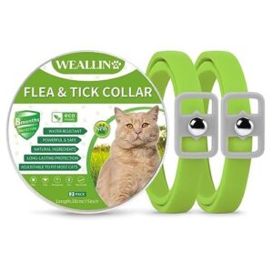 Collier AntiPuces pour Chat Ajustable et Imperméable