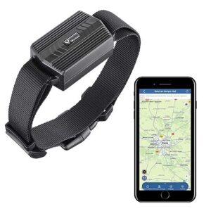Collier GPS pour Chien sans Limitation de Distance San Abonnement avec Batterie Rechargeable