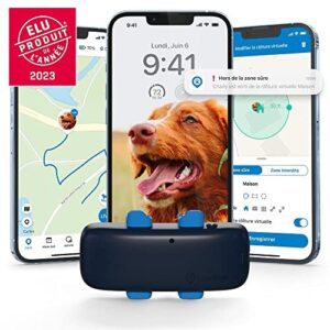 Collier GPS pour chien Tractive Bleu foncé