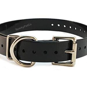 Collier Sangle Polyuréthane Pour Chien Dogtra Noir