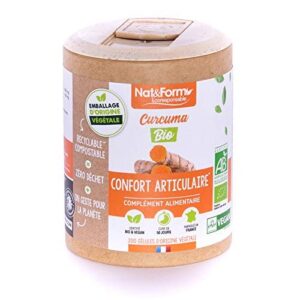 Complément Alimentaire Vegan Digestion Articulations CURCUMA BIO