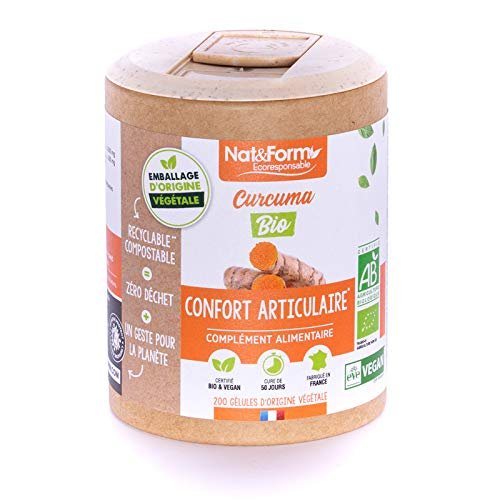 Complément Alimentaire Vegan Digestion Articulations CURCUMA BIO