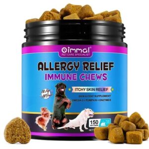 Complément immunitaire à mâcher pour soulager Les Allergies et Les démangeaisons pour Chiens HRAMEX