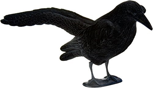 Corneille avec ailettes piquet et support pied de floqué EUROHUNT