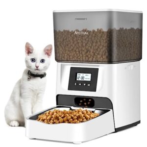 Distributeur Croquettes Chat Automatique Anykuu