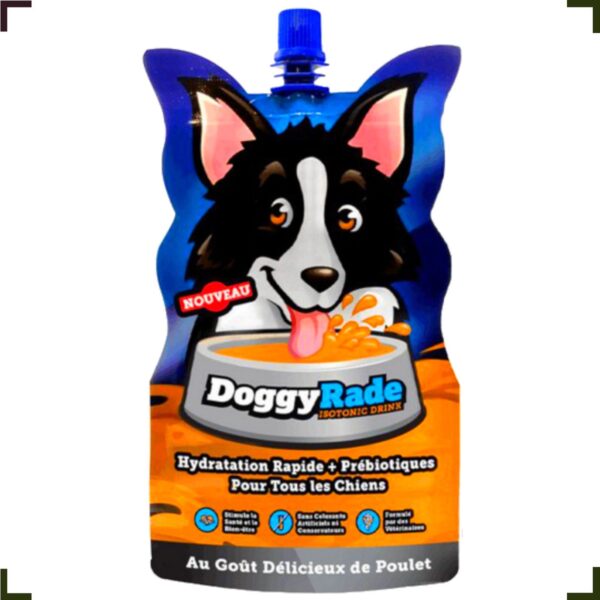 DoggyRade 250ml - DoggyRade – Friandise liquide prébiotique pour chien – non calorique, sans sel et isotonique
