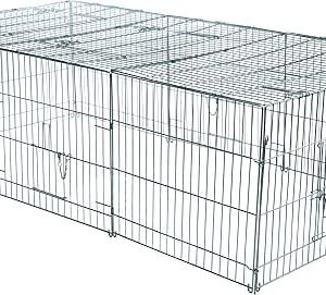 Enclos avec Couverture Galvanisé 216 × 65 × 116 cm Trixie Natura