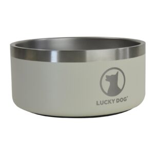 Gamelle pour chien design luxe thermos beige 1.9 L