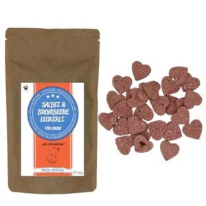 Friandise à la camomille et aux feuilles de sauge et de mûre Pour chiens Trade Teamwork