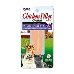 Friandise pour Chat Filet de Poulet et crevette Churu Bites