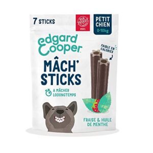 Friandises Dental Stick Petit Chien Menthe Fraise Edgard & Cooper