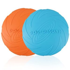 Frisbees pour Chien  à Lancer en Caoutchouc Résistant