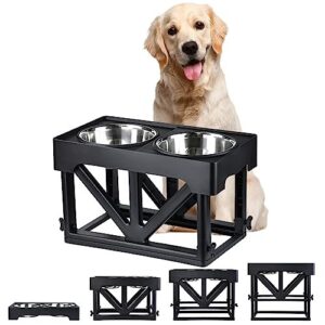 Gamelle Chien Surélevée Hauteurs Réglables