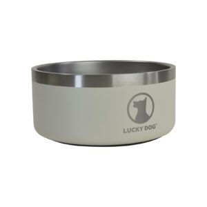Gamelle pour chien design luxe thermos Sable - 1.25 L