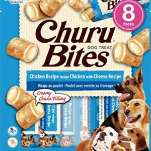 Inaba pour Chien Poulet et Fromage Churu Bites