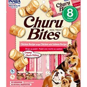 Inaba pour Chien Poulet et Saumon Churu Bites