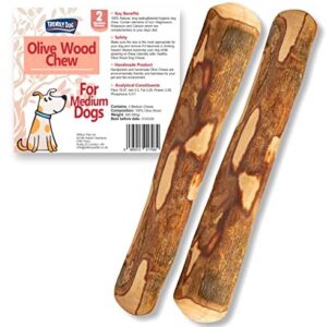 Jouets à mâcher pour chien en bois d'olivier Trendly Dog