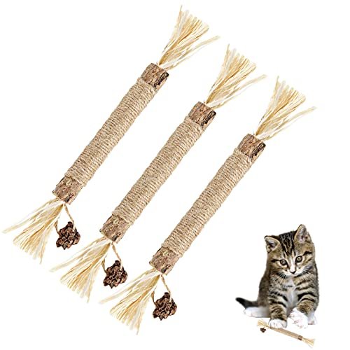 Jouets pour Chat Silvervine Bâtonnets à Mâcher pour Chat