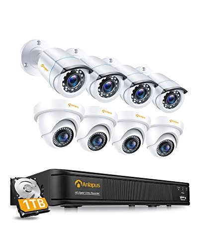 Kit Vidéo Surveillance Extérieure Anlapus FULL HD