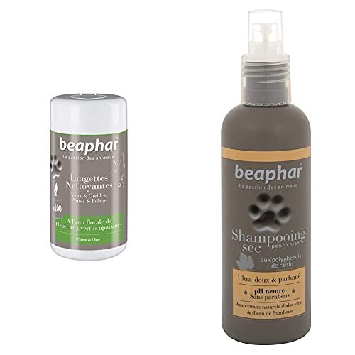 Lingettes nettoyantes Yeux, Oreilles, Pattes et Pelage pour Chien et Chat