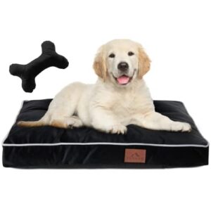 Matelas pour Panier Lit Chien Niche Voiture Noir M