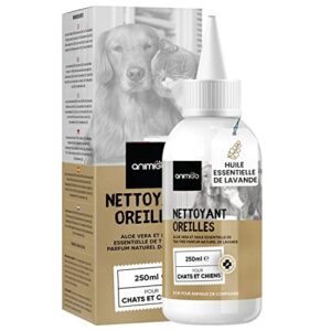 Nettoyant Oreilles Chien et Chat Arbre à Thé, Lavande, Aloe Vera