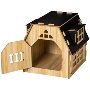 Niche pour Chien intérieur maisonnette Design 54 x 56 x 52 cm PawHut