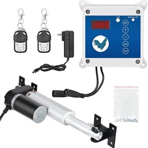 Ouvre-Porte De Poulailler avec Minuterie Et Capteur De Lumière SMAUTOP