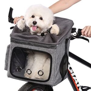 Panier de vélo pour chien Gris Ownpets